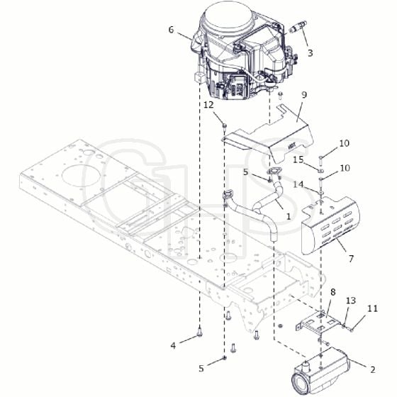 Countax B60 - From A0328984 06-04-2016 - 21 Engine B60