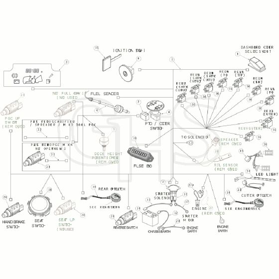 Countax B60 - From A0328984 06-04-2016 - 23 Loom