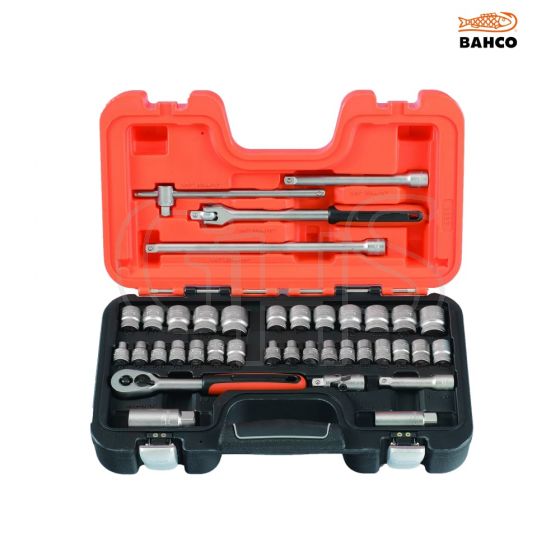 Bahco S380 Socket Set of 38 Metric 3/8in Drive - S380