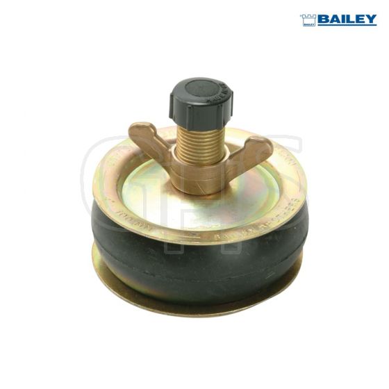 Bailey Drain Test Plug 4in - Plastic Cap - 1960