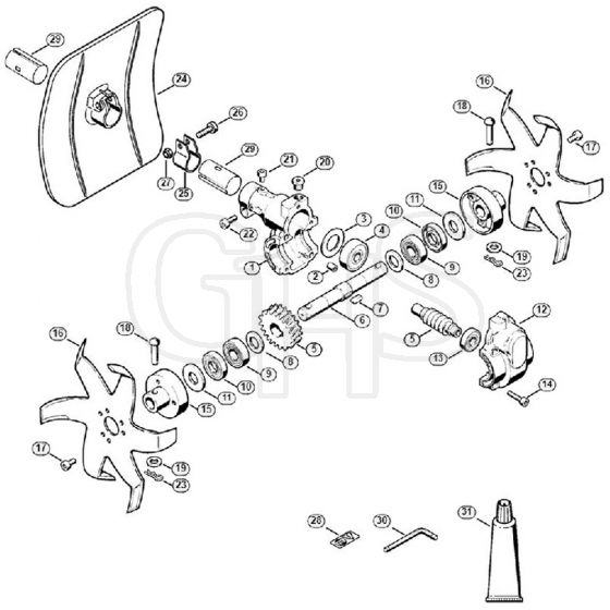 Genuine Stihl BC30 / A - Cultivator BC 3, 20, 30, 35