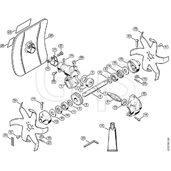 Genuine Stihl BC35 / A - BC Cultivator