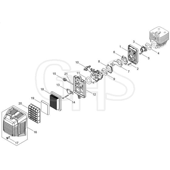 Air Cleaner, Carburettor