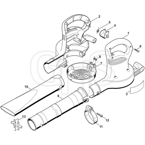 Viking BE600 - Housing - Parts Diagram