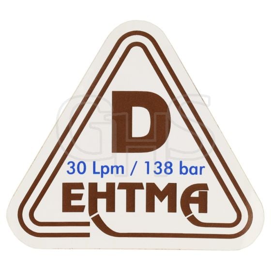 Genuine Belle "EHTMA" Decal - 800/99768