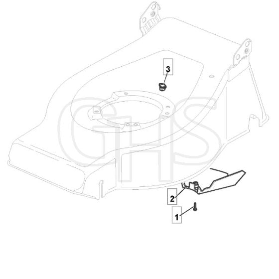 460R PD - 2010 - 294489023/UM9 - Mountfield Rotary Mower Belt Guard Diagram