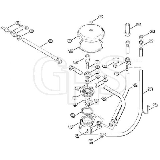 Genuine Stihl BG17 / H - Extras (Metering pump)