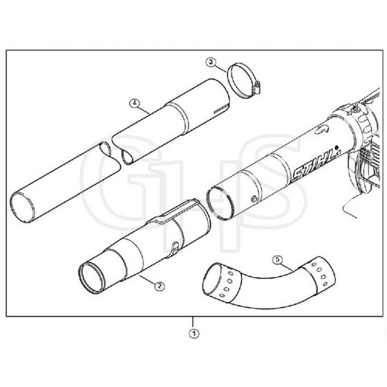 Genuine Stihl BG86 C-E / S - Gutter cleaning