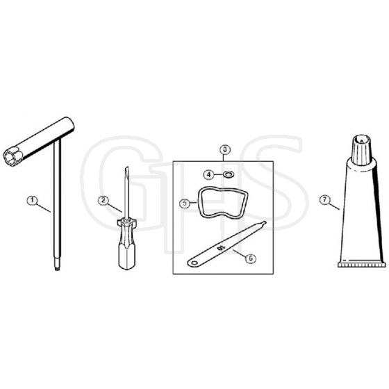 Genuine Stihl BR500 / Q - Tools, Extras