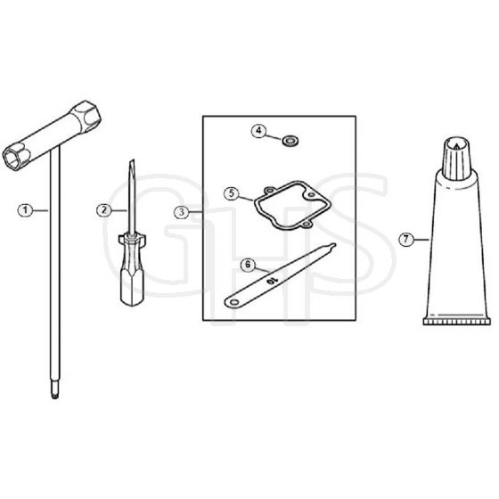 Genuine Stihl BR800 C-E / N - Tools, Extras