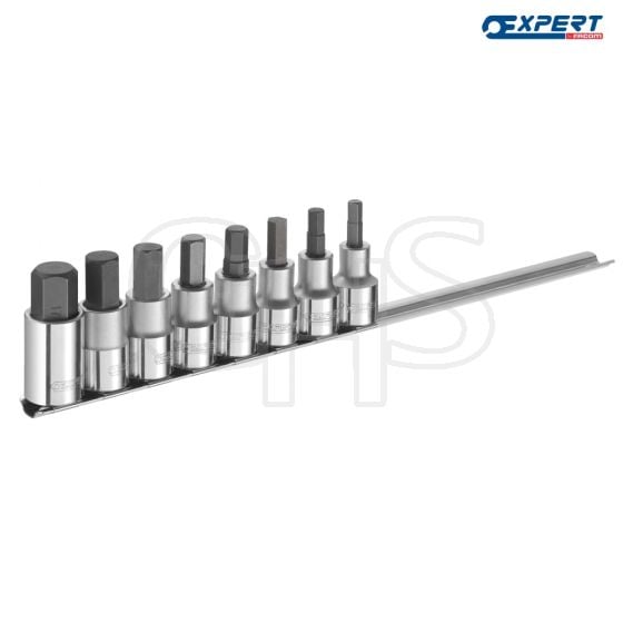 Britool Hex Bit Socket Set of 8 1/2in Drive - E032904