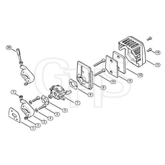 Genuine Stihl BT106 / E - Air filter