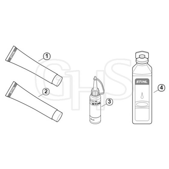 Genuine Stihl BT106 / O - Miscellaneous lubricants and greases