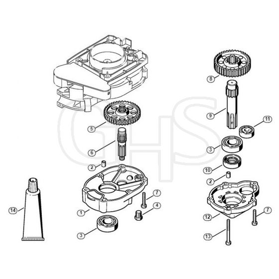 Genuine Stihl BT121 / G - Gear head