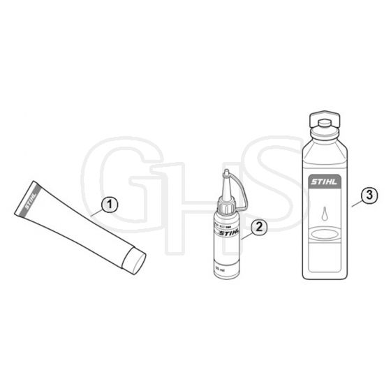 Genuine Stihl BT121 / N - Miscellaneous lubricants and greases