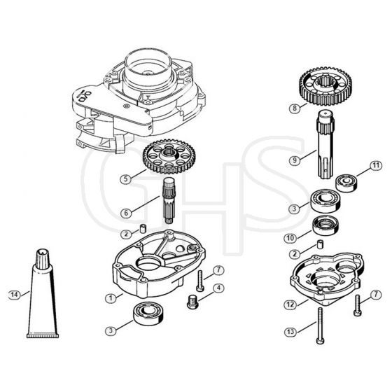 Genuine Stihl BT131 / H - Gear head