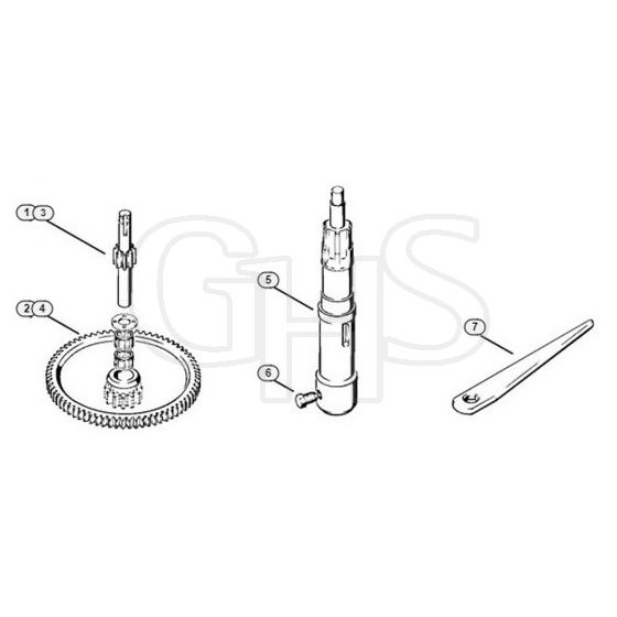 Genuine Stihl BT308 / B - Gear head