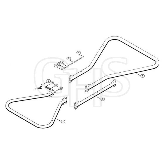 Genuine Stihl BT308 / D - Support frame