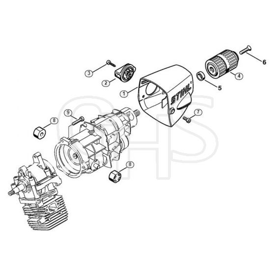 Genuine Stihl BT45 / G - Shroud