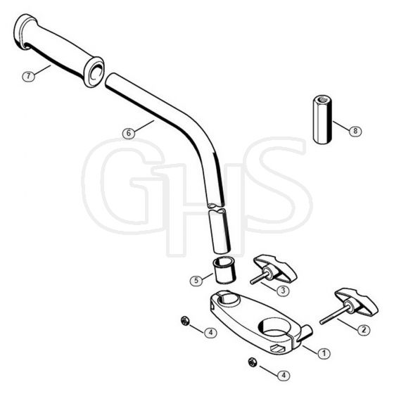 Genuine Stihl BT45 / L - Accessories: Planting hole drill