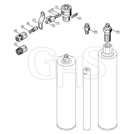 Genuine Stihl BT45 / N - Accessories: Flushing head