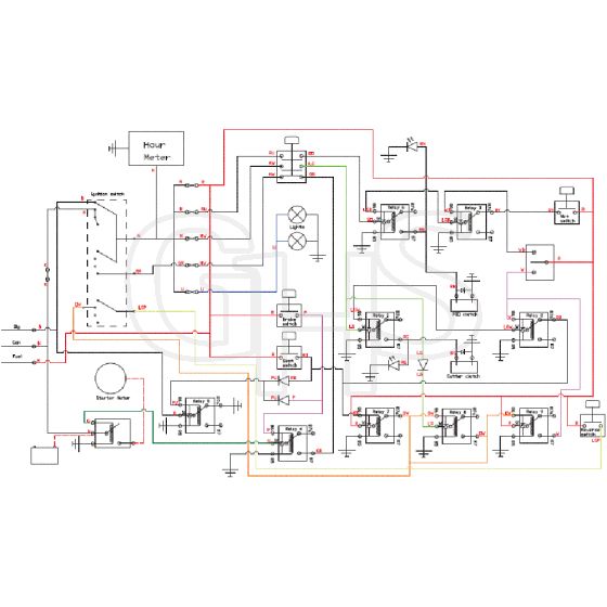 Countax C40M Mulcher - From 25-03-2019 - 19 Wiring Diagram