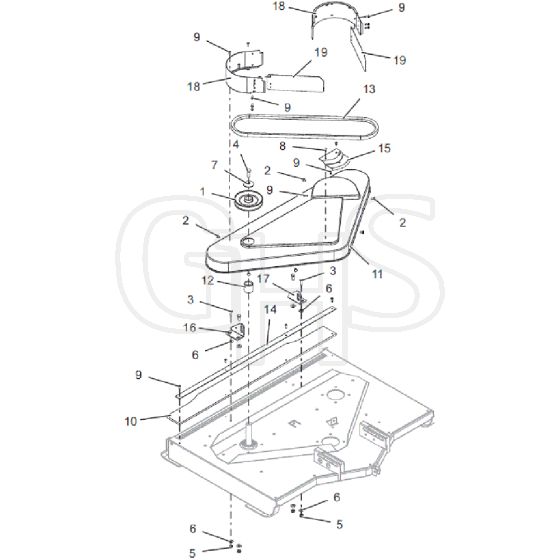 Countax C40M Mulcher - From 25-03-2019 - 21 Deck Guard