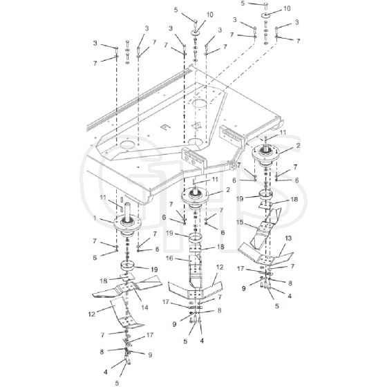 Countax C40M Mulcher - From 25-03-2019 - 24 Deck Bearing Housing