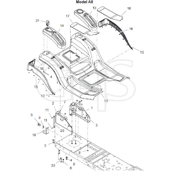 Countax C60-2Wd Fr730 - From 01-03-2022 - 08 Rear Body