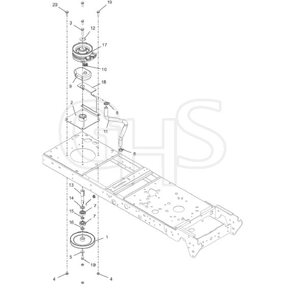 Countax C60-2Wd Fr730 - From 01-03-2022 - 13 PTO Bearing Assy