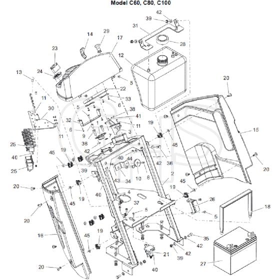 Countax C80-2Wd Fr730 - From 01-03-2022 - 07 Console C60 C80 C100