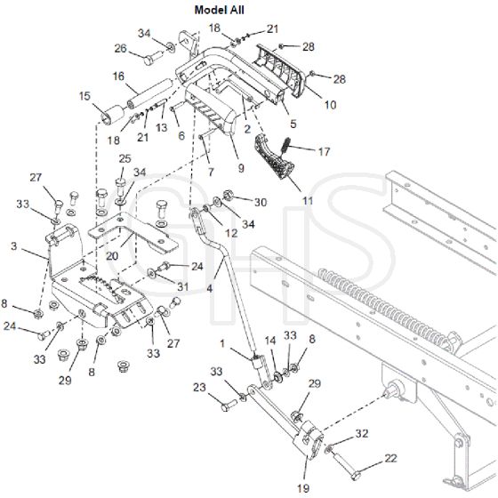 Countax C80-2Wd Fr730 - From 01-03-2022 - 22 Deck Lift Handle