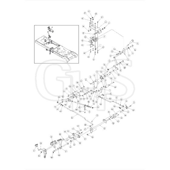 Countax C80 - From 01-02-2016 To 06-04-2016 - 10 Handbrake Pedal