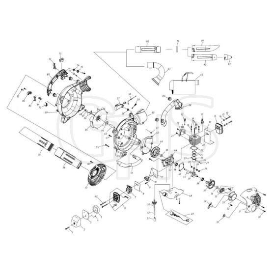 Cobra BV26C - Main Spare Parts