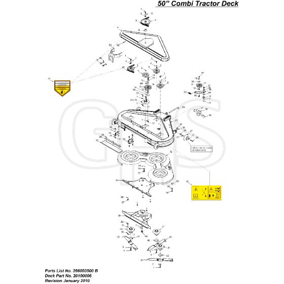 Countax Combi Deck 50" - 50 Combi Deck