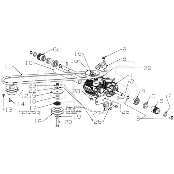 Masport Contractor - 478751 - Apr 2017 > 8136449 - Gearbox