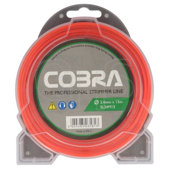 Genuine Cobra 2.4mm x 15m Strimmer Line (Round) - SL24M15