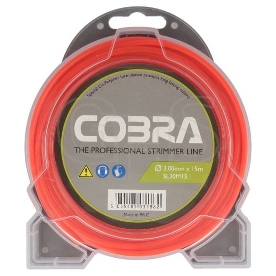 Genuine Cobra 3.0mm x 15m Strimmer Line (Round) - SL30M15