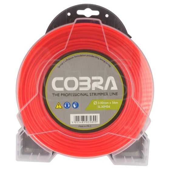 Genuine Cobra 3.0mm x 56m Strimmer Line (Round) - SL30M56