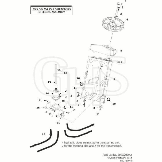 Countax D23-50Ln - From - Steering