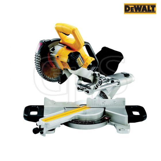 DeWalt DCS365M2 Cordless XPS 184mm Mitre Saw 18 Volt 2 x 4.0Ah Li-Ion- DCS365M2