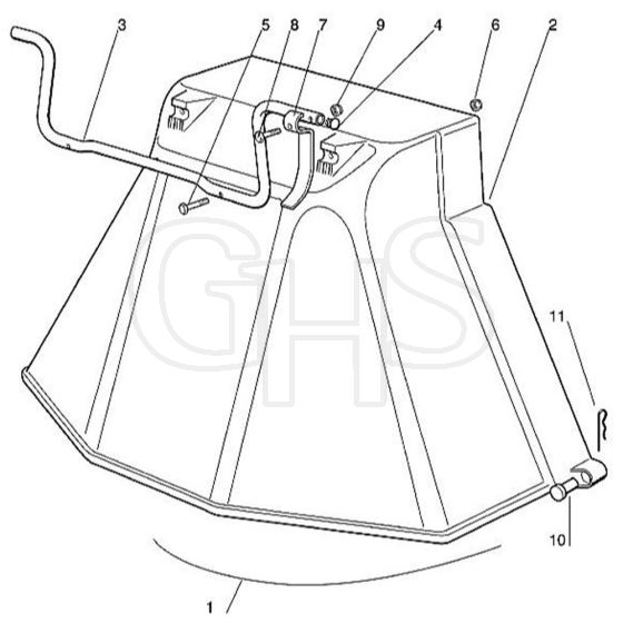 Viking DPC500 - Deflector - Parts Diagram