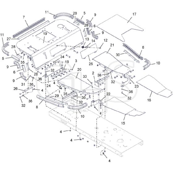 Countax E36 - From 01-05-2017 - 08A Rear Body