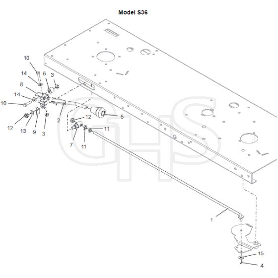 Countax E36 - From 01-05-2017 - 11A Power Take Off (PTO) Engage Lever