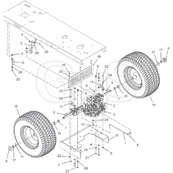 Countax E36 - From 01-05-2017 - 13C Rear Transmission