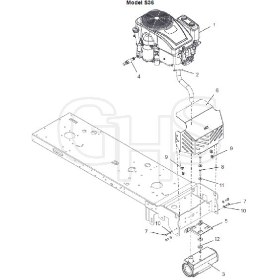 Countax E36 - From 01-05-2017 - 16B Engine And Exhaust