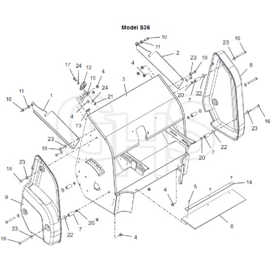 Countax E36 - From 01-05-2017 - 24B Pgc Body