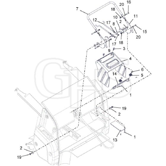 Countax E36 - From 01-05-2017 - 25B Pgc Guards And Handle