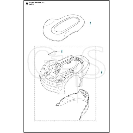 Flymo EasiLife Go -  - Robot Mower Cover