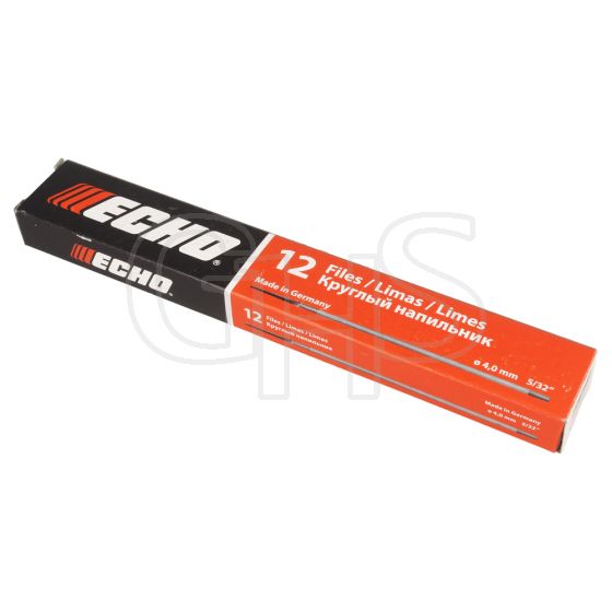 Genuine Echo 5/32" (4.0mm) Chainsaw Chain File, Single - 999-888-017-20-EA